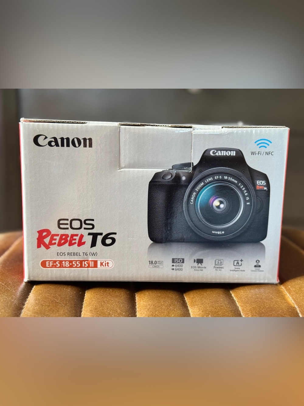 Canon EOS Rebel T6 Black Digital Camera Kit